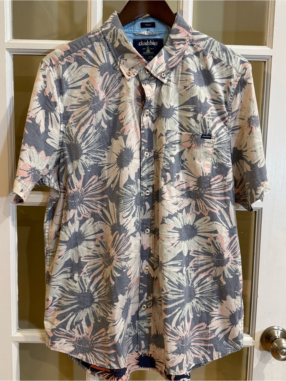 Chubbies "Friday Shirt" Floral Size Large
